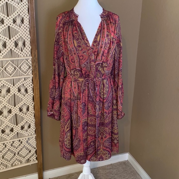 Anthropologie Tiny Odetta Mini Dress Size Medium - Picture 1 of 14